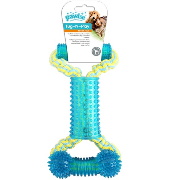 Mänguasi koerale Tug-N-Play Bone (Pawise)