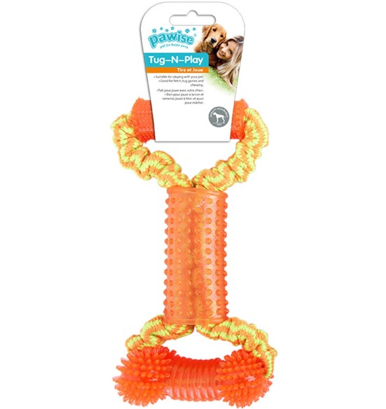 Mänguasi koerale Tug-N-Play Bone (Pawise)