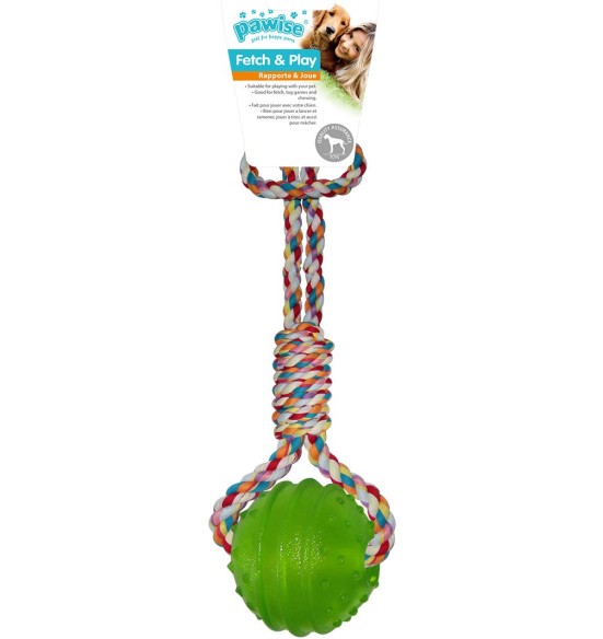 Mänguasi koerale, pall käepidemega (Pawise)