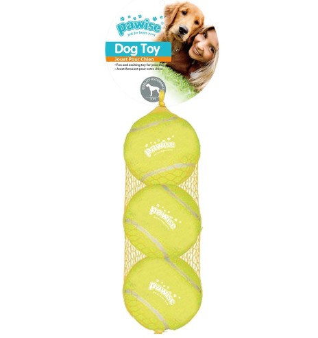 Игрушки для собак, теннисные мячи 3 шт (Pawise)