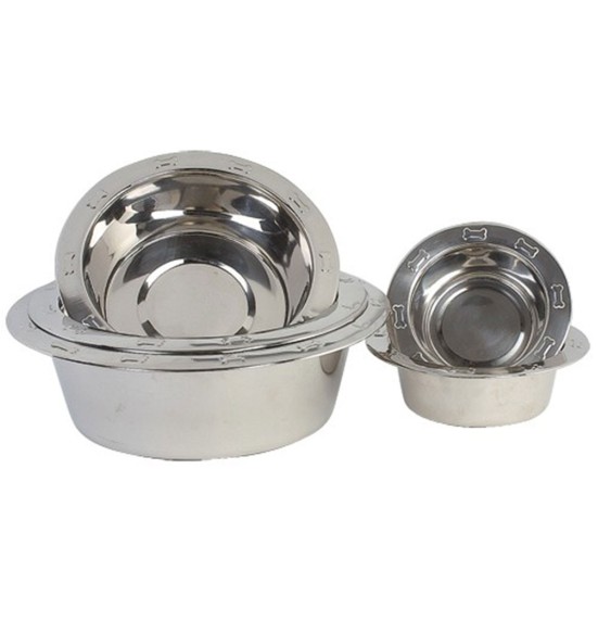 Kauss roostevabast terasest, kondi- ja käpajälje mustriga, erinevad suurused