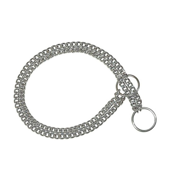 Kaelakett koerale kroomitud terasest, kahepoolne, 2.5 mm (Doogy)