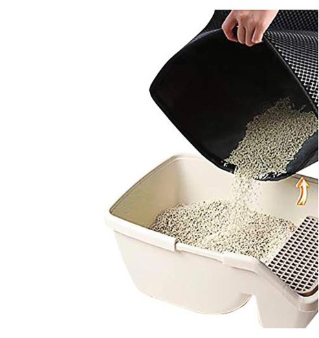 Matt kassi liivakasti ette, kärgstruktuuriga Oh My Cat!