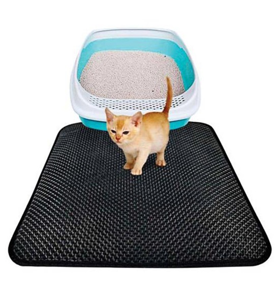 Matt kassi liivakasti ette, kärgstruktuuriga Oh My Cat!