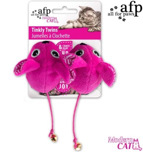 Игрушка для кошки Feather Tailed Mouse (AFP) – Мягкие игрушки – AFP - All For Paws – Valgekihv