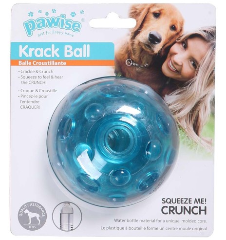 Mänguasi koerale, krabisev pall Krack Ball (Pawise)