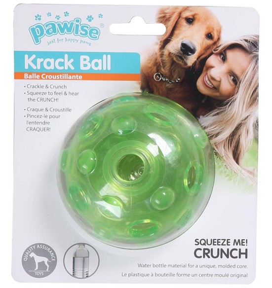 Mänguasi koerale, krabisev pall Krack Ball (Pawise)