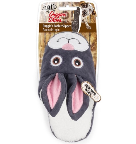 Мягкая игрушка для собаки Doggie’s Rabbit Slipper (AFP - Doggies' Shoes)