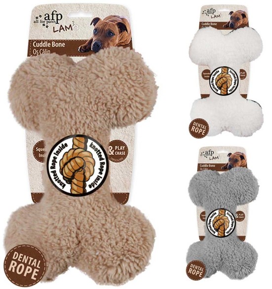 Игрушки для собак Cuddle Plush Bone (AFP - Lamb)