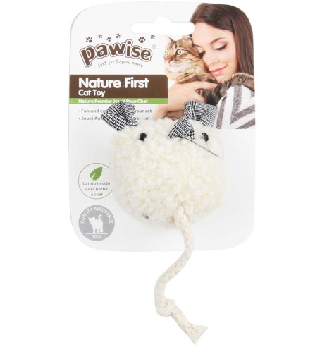 Mänguasi kassile, ümmargune hiir Nature First - Simple Cat (Pawise)