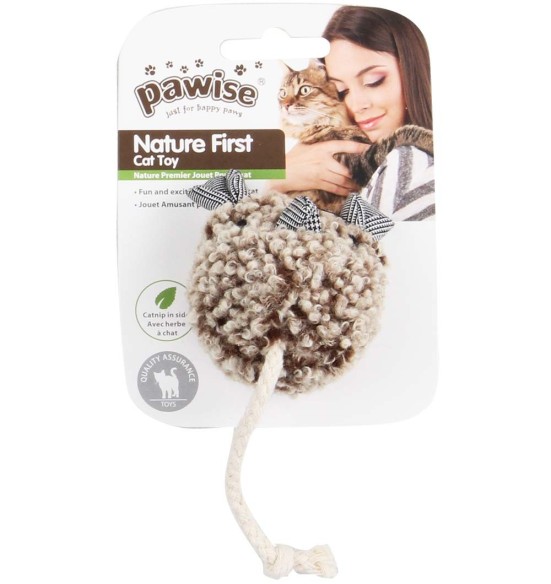 Mänguasi kassile, ümmargune hiir Nature First - Simple Cat (Pawise)