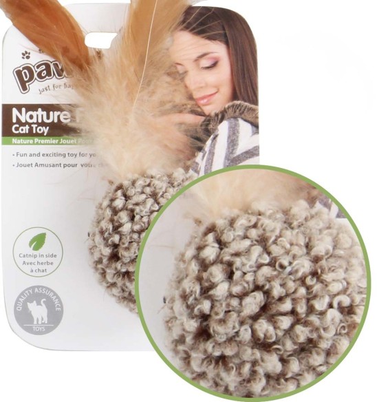 Mänguasi kassile, pehme pall Nature First - Simple Cat (Pawise) Mänguasi kassile, pehme pall Nature First - Simple Cat (Pawise)