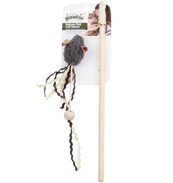 Mänguasi kassile ridvaga, hiir Nature First Cat Wand (Pawise) Mänguasi kassile ridvaga, hiir Nature First Cat Wand (Pawise)