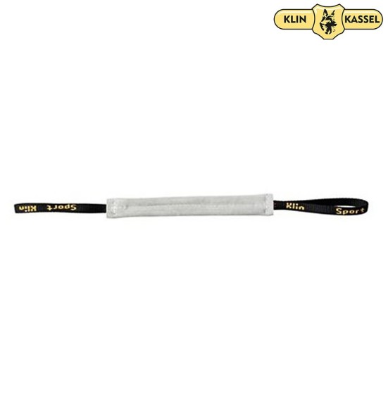 Кусалка из хромовой кожи, с двумя петлями 30 x 4 cm (Klin Kassel)