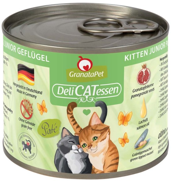 DeliCatEssen kodulinnulihaga konservtoit kassipoegadele (teraviljavaba)