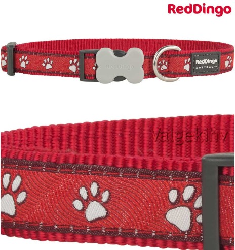 Ошейник для собак с дизайнерским принтом Desert Paws Red (Red Dingo)