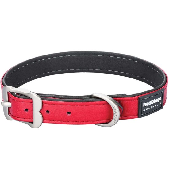 Elegant Vegan nahast kaelarihm koerale (Red Dingo) - Red