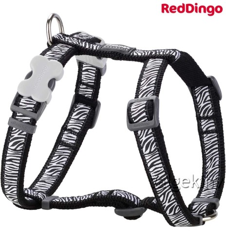 Шлейки для собак с дизайнерским принтом Safari Black (Red Dingo)