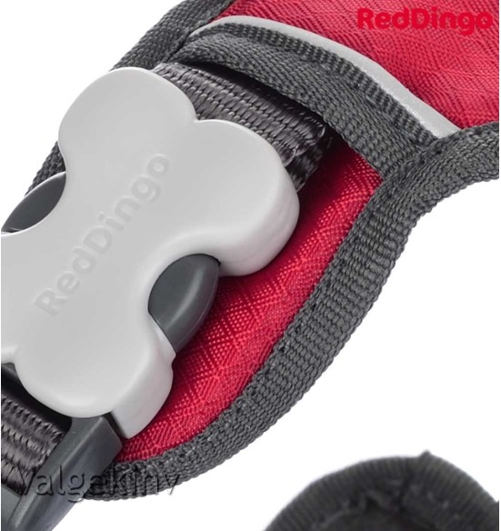 Traksid koerale vooderdatud Padded Harness Red (Red Dingo) Traksid koerale vooderdatud Padded Harness Red (Red Dingo)