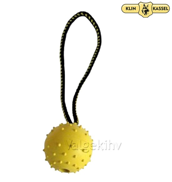 Treeningpall kautšukist, nöör aasaga Ø 68 mm (Klin Kassel)