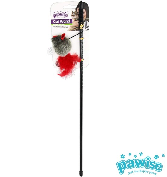 Игрушка для кошек - удочка с мышкой Cat Wand (Pawise)