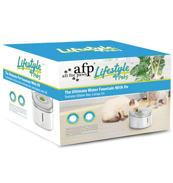 Фонтан-поилка с фильтром для умягчения воды и С УФ-лампой The Ultimate Water Fountain With UV (AFP - Lifestyle 4 Pets)