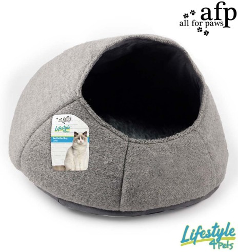 Домик-гнездо для кошек, серый Nest Cat Bed (AFP - Lifestyle 4 Pets)