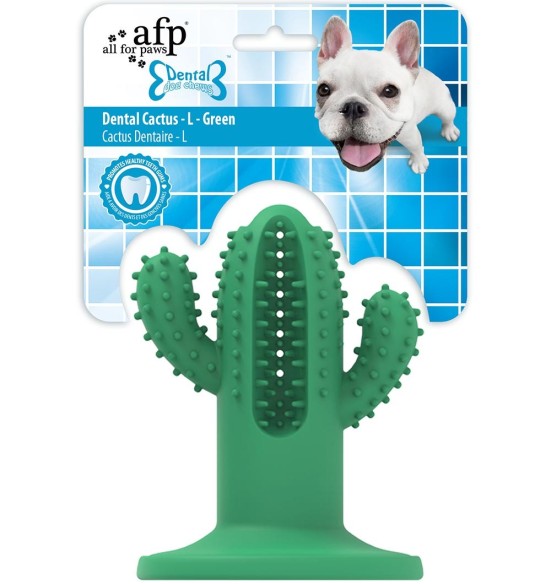 Mänguasi kutsikale Cactus Large Rubber Green (AFP - Dental Dog Chews)