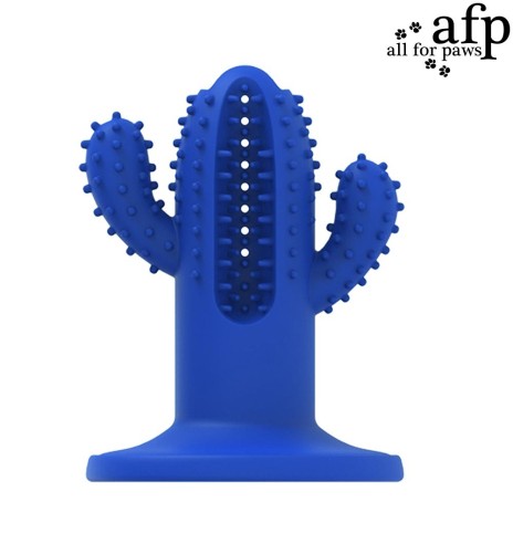 Игрушка для собаки с присоской Cactus Small Rubber Blue (AFP - Dental Dog Chews)