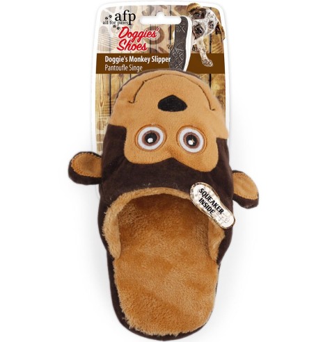 Мягкая игрушка для собаки Doggie’s Monkey Slipper (AFP - Doggies' Shoes)