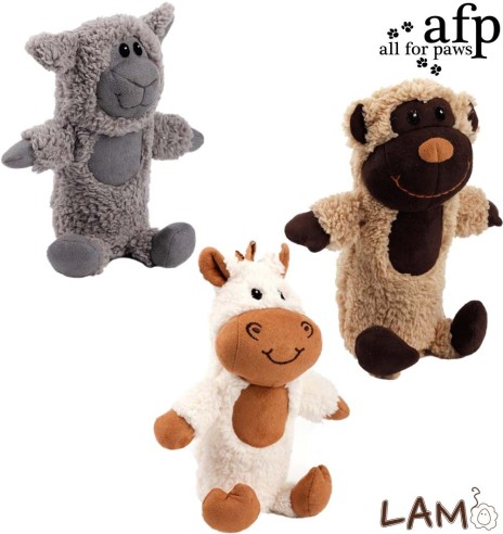 Игрушки для собак Cuddle Crackler - обезьяна/овца/корова (AFP - Lamb)
