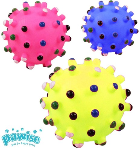 Игрушка для собаки, разных размеров Spiky Dot Ball (Pawise)