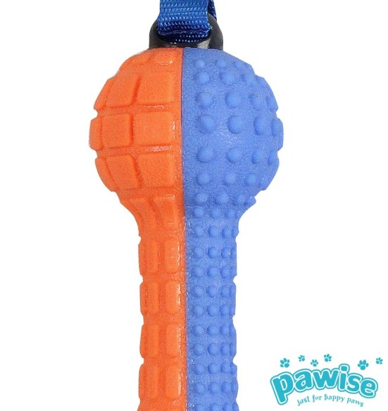 Игрушка для собак, пищащая гантелька из полимерной пеныSqueaky Foam Dummbell (Pawise) Игрушка для собак, пищащая гантелька из полимерной пеныSqueaky Foam Dummbell (Pawise)