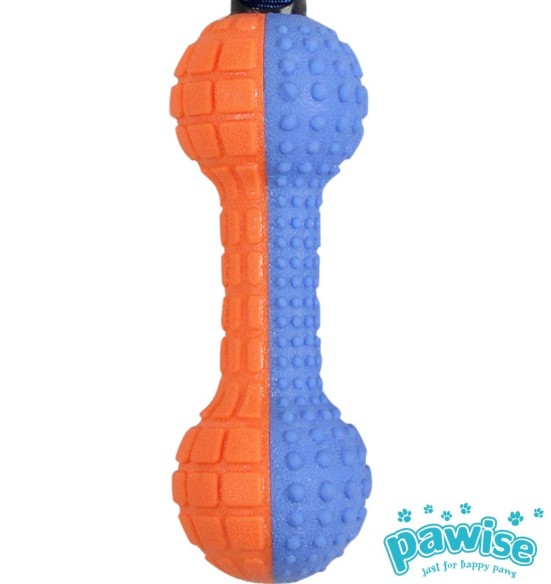 Игрушка для собак, пищащая гантелька из полимерной пеныSqueaky Foam Dummbell (Pawise) Игрушка для собак, пищащая гантелька из полимерной пеныSqueaky Foam Dummbell (Pawise)