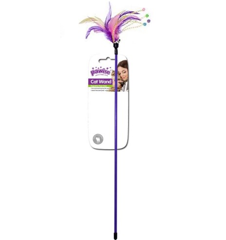 Игрушка-удочка для кошек Feather Wand (Pawise)