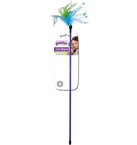 Игрушка-удочка для кошек Feather Wand (Pawise)