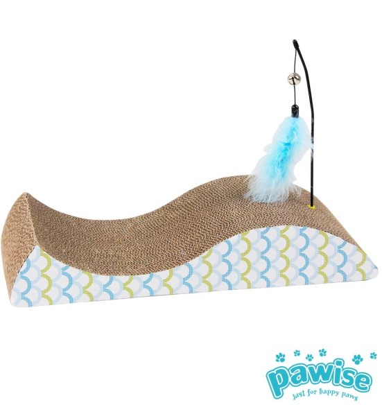 Kassi kraapimisalus kartongist My love -fish scratcher (Pawise)