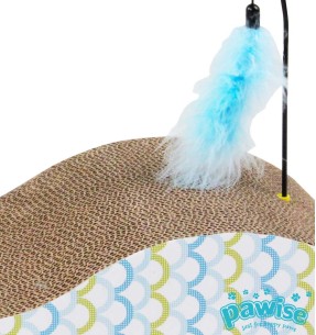 Когтеточка для кошек из картона Belly Rubbing Fish Scratcher (AFP - Catoon) – Kraapimisalused – AFP - All For Paws – Valgekihv 2