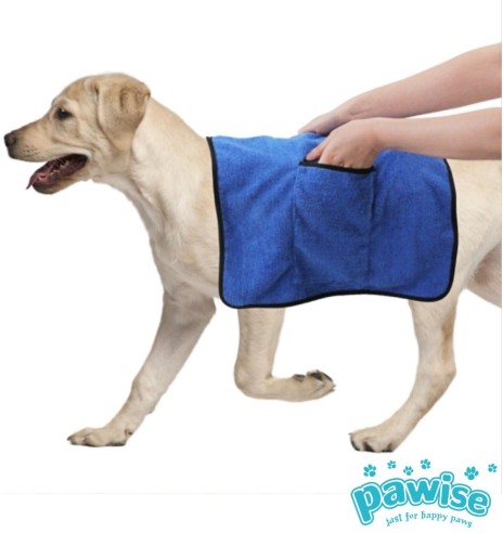 Полотенце для сушки собаки с карманами (Pawise)