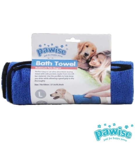 Rätik koera kuivatamiseks, taskutega (Pawise)