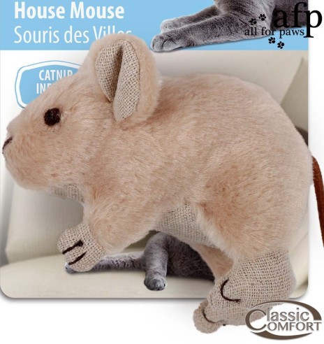 Mänguasi kassile, naistenõgesega House Mouse (AFP - Classic Comfort Cat)