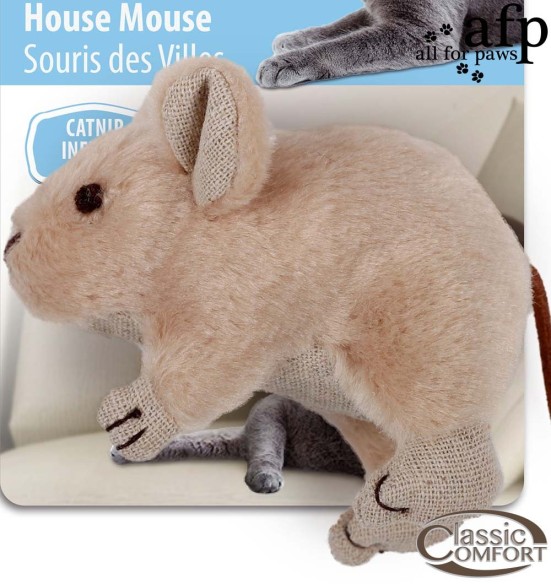 Mänguasi kassile, naistenõgesega House Mouse (AFP - Classic Comfort Cat)