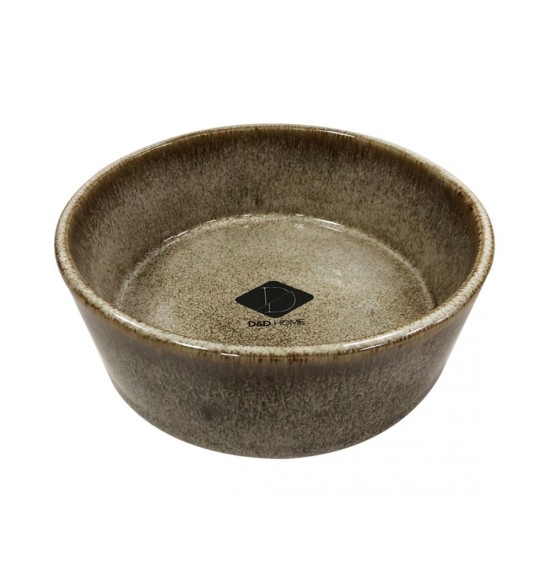 Keraamiline kauss Jasper koertele, liivapruun, erinevad suurused (D&D)