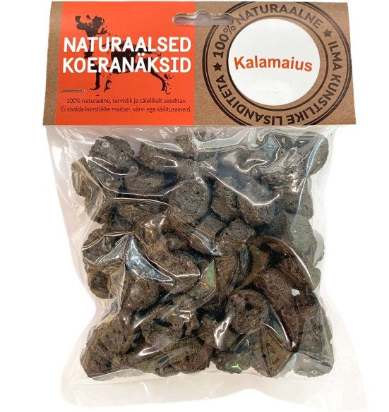 Kalamaius kuivatatud - naturaalsed koeranäksid, kuivatatud koeramaius