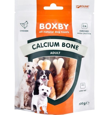 Naturaalne maius koerale Boxby Calcium Bone, kanalihaga