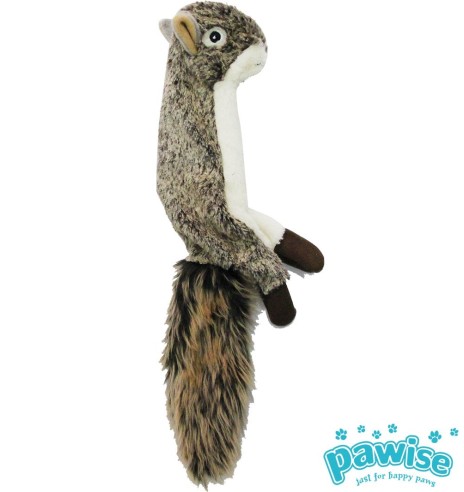 Игрушка для собак, без наполнителя, белка Stuffless Squirrel (Pawise)