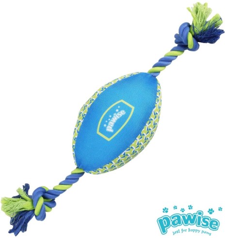 Mänguasi koerale, Ameerika jalgpall, Fetch It - Football with Rope (Pawise)