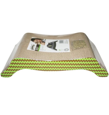 Kassi kraapimisalus kartongist Arched Cat Scratcher (Pawise)