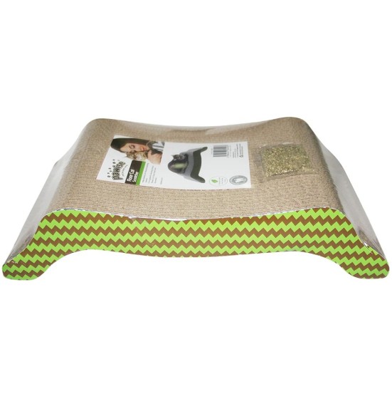 Kassi kraapimisalus kartongist Arched Cat Scratcher (Pawise)