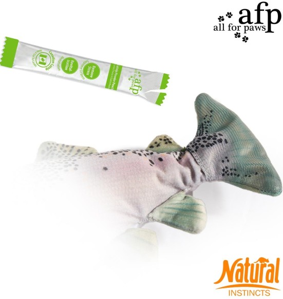 Игрушка для кошек - двигающаяся форель, Jittering Fish Trout (AFP - Natural Instincts)